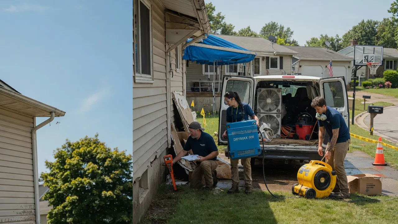 Ceiling Leak Cleanup in Strasburg, PA near me